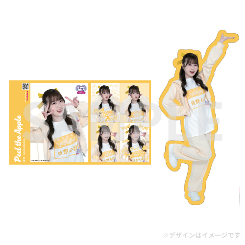 佐野 心音  ステッカー２種セット